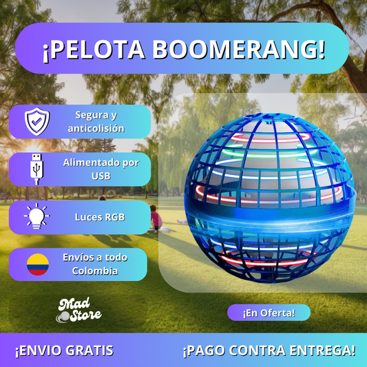 BoomBall Pelota Spinner Voladora Mágica
