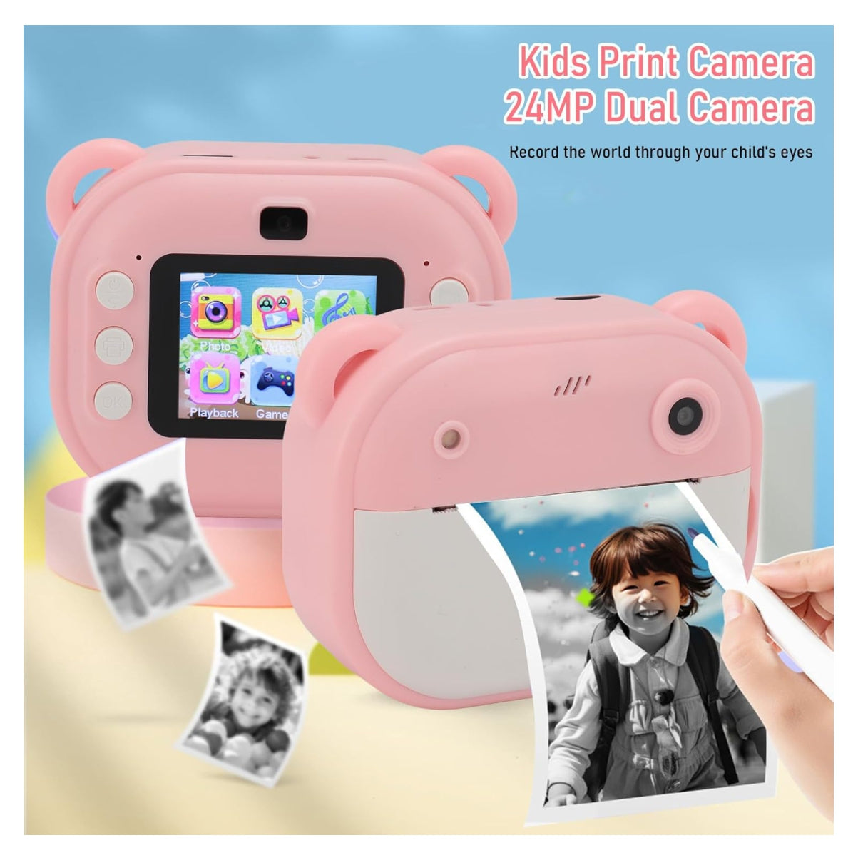 InstaPix Kids – Cámara Instantánea para Pequeños Creadores