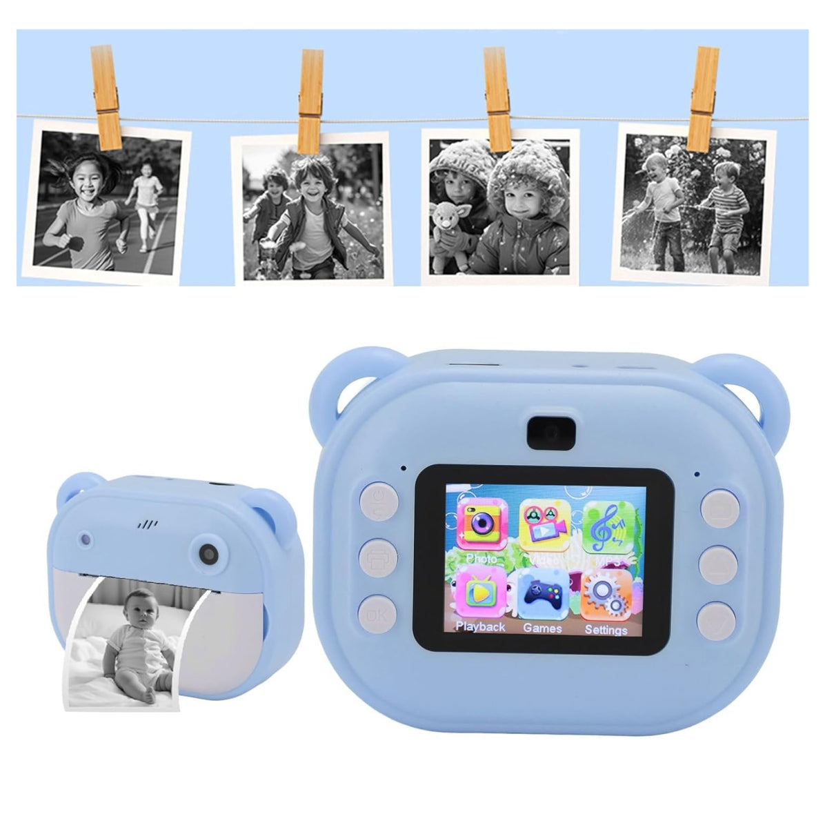 InstaPix Kids – Cámara Instantánea para Pequeños Creadores